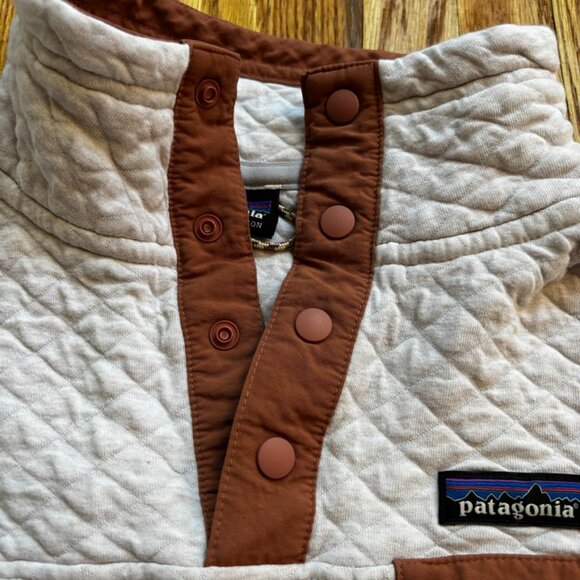 Patagonia Organic Cotton Quilt Snap Pullover Small - Picture 6 of 10